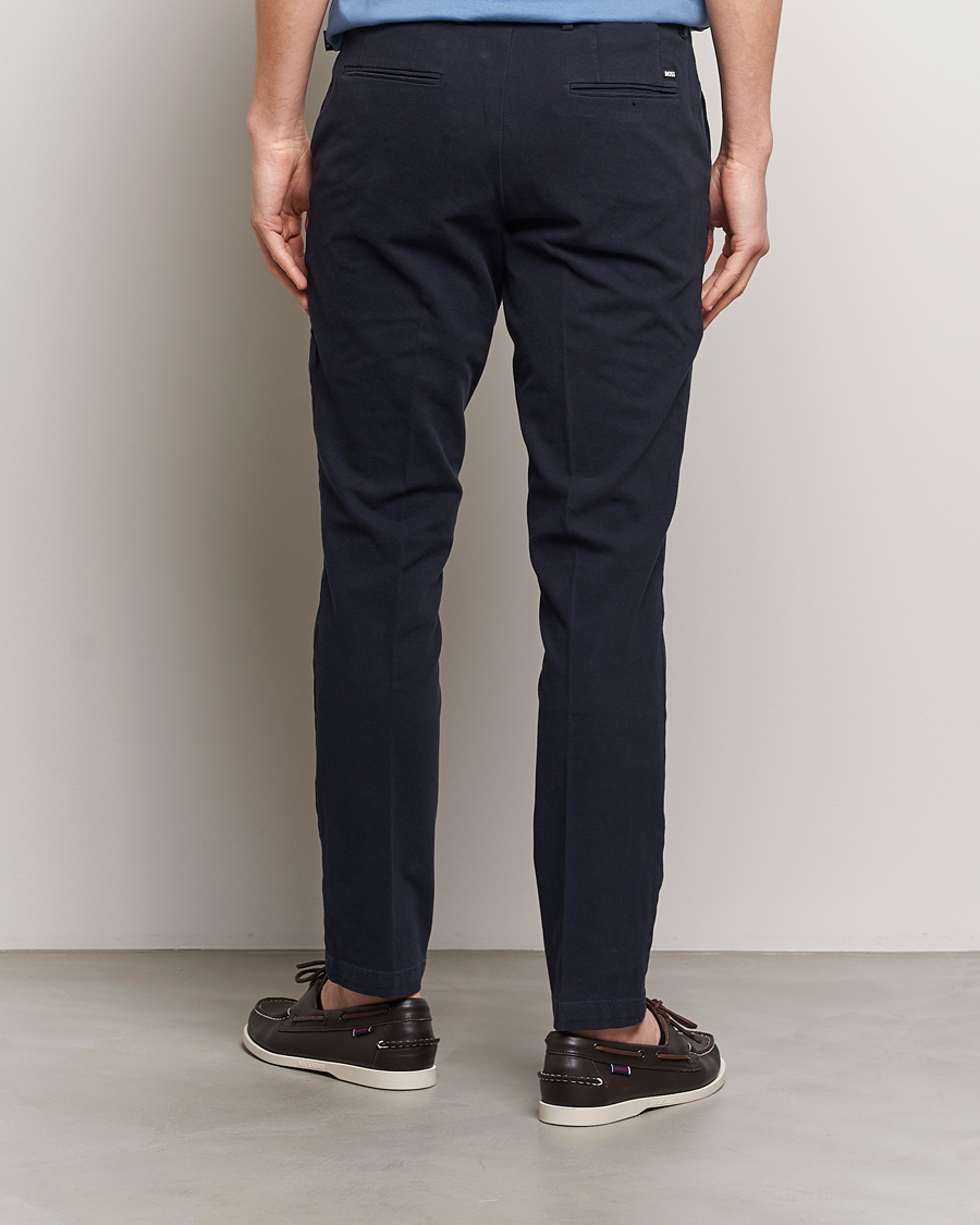 Hombres | Pantalones | BOSS BLACK | Kaito1 Cotton Chinos Dark Blue