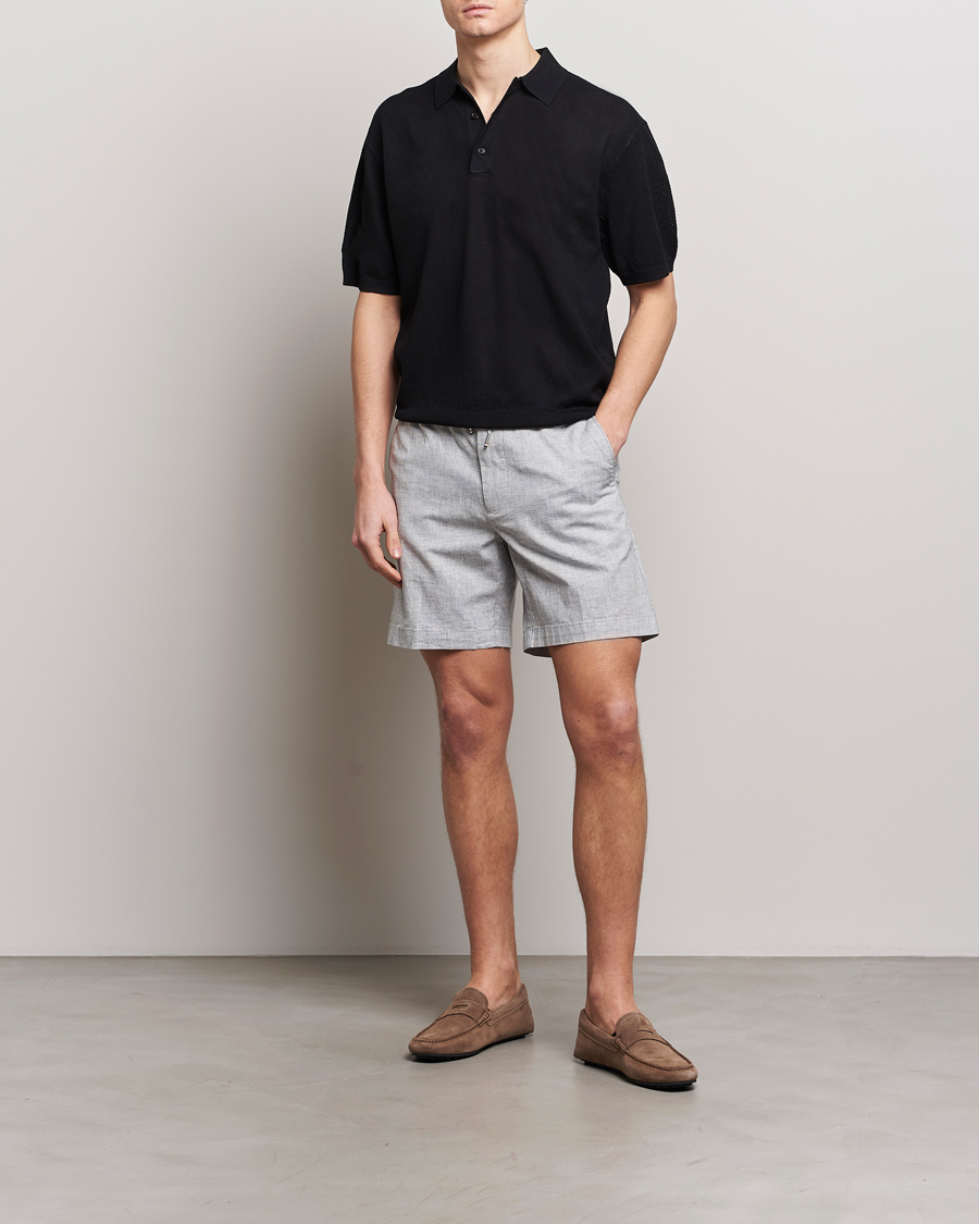 Hombres | Pantalones cortos | BOSS BLACK | Kane Drawstring Shorts Light Blue
