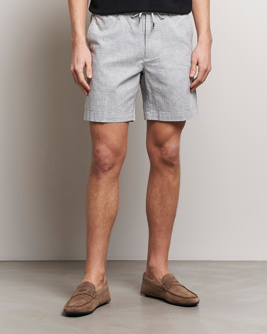 Hombres | Pantalones cortos con cordones | BOSS BLACK | Kane Drawstring Shorts Dark Blue