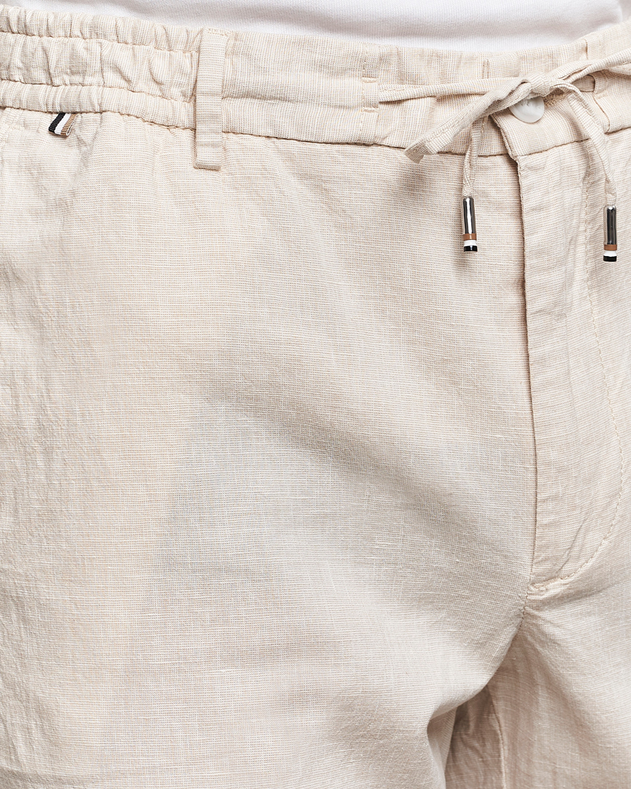Hombres | Pantalones | BOSS BLACK | Kane Drawstring Pants Light Beige