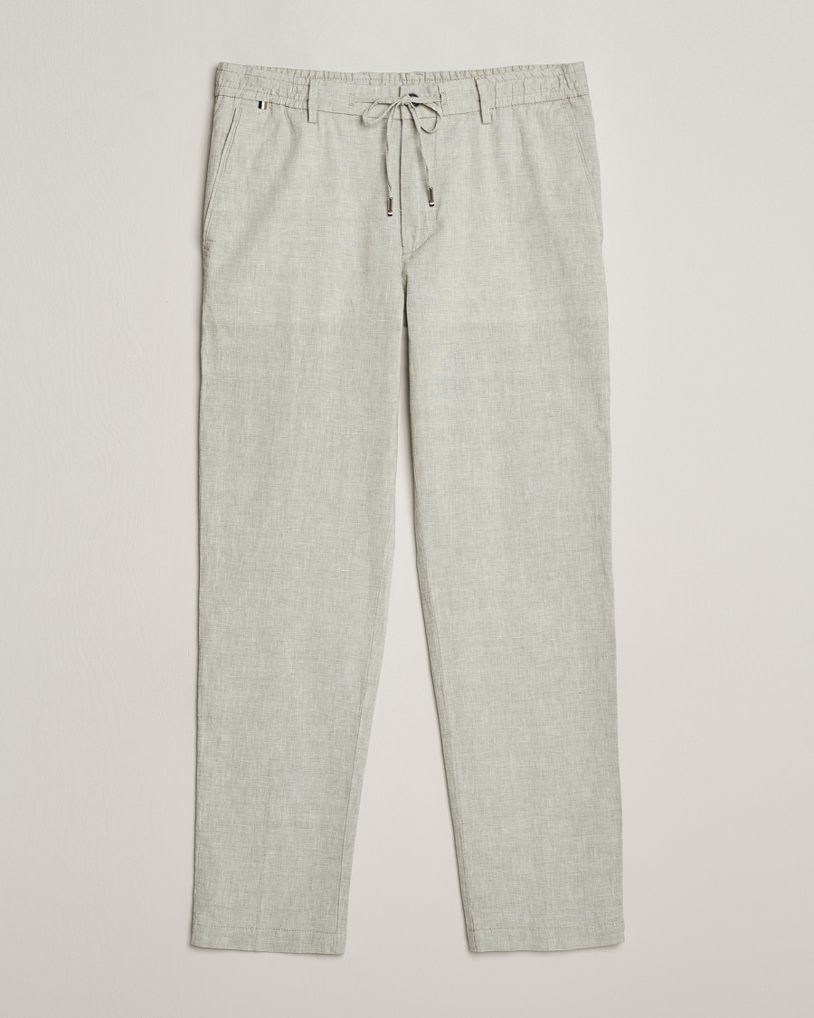 Hombres | Pantalones | BOSS BLACK | Kane Drawstring Pants Open Green