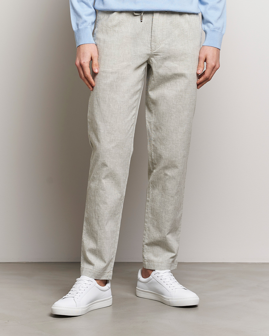 Hombres | Pantalones | BOSS BLACK | Kane Drawstring Pants Open Green
