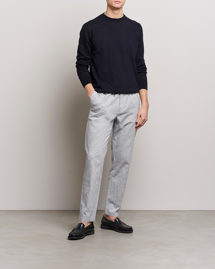 Hombres | Pantalones | BOSS BLACK | Kane Drawstring Pants Light Blue