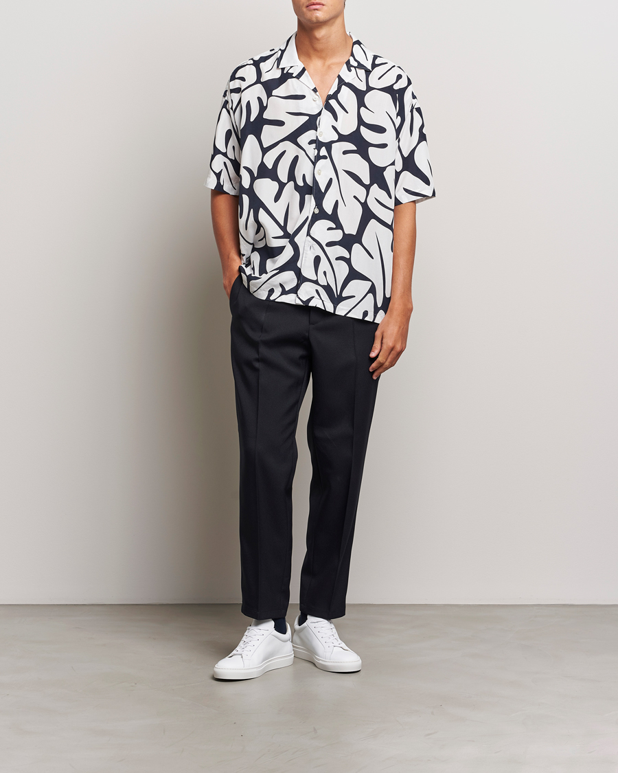 Hombres | Camisas | BOSS BLACK | Drew Short Sleeve Shirt Dark Blue