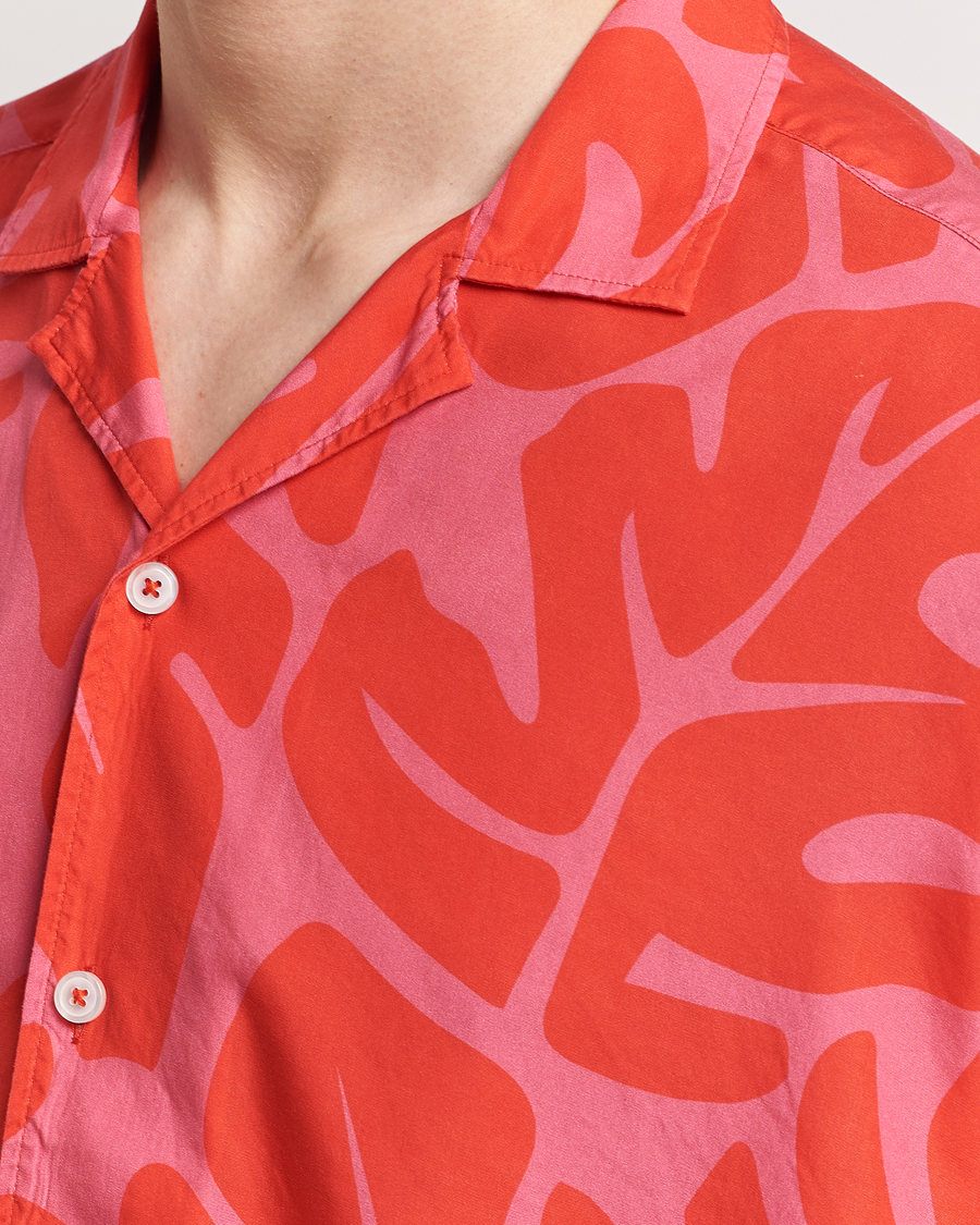 Hombres | Camisas | BOSS BLACK | Drew Short Sleeve Shirt Bright Red