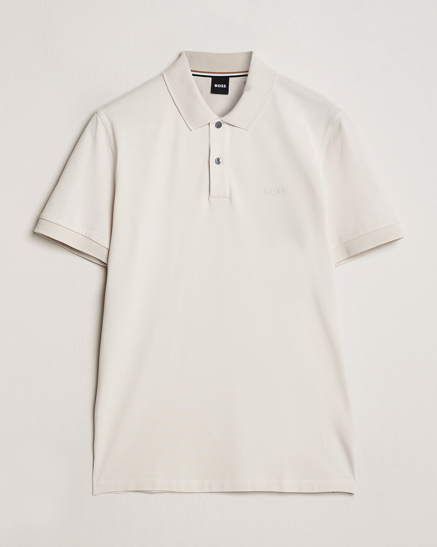 Hombres | Polos | BOSS BLACK | Pallas Polo Open White