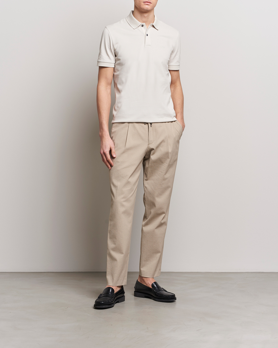 Hombres | Polos | BOSS BLACK | Pallas Polo Open White