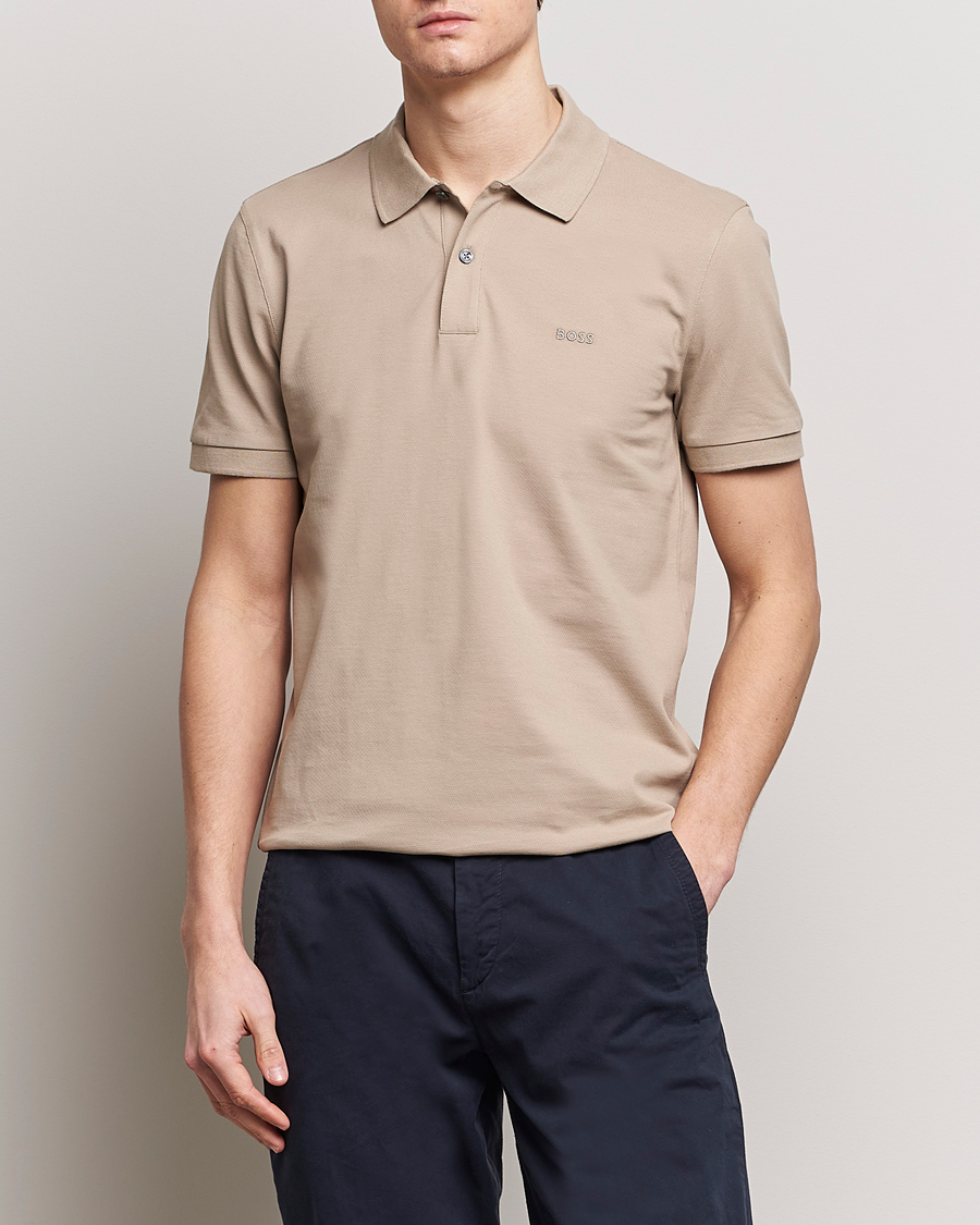 Hombres | Polos | BOSS BLACK | Pallas Polo Dark Beige