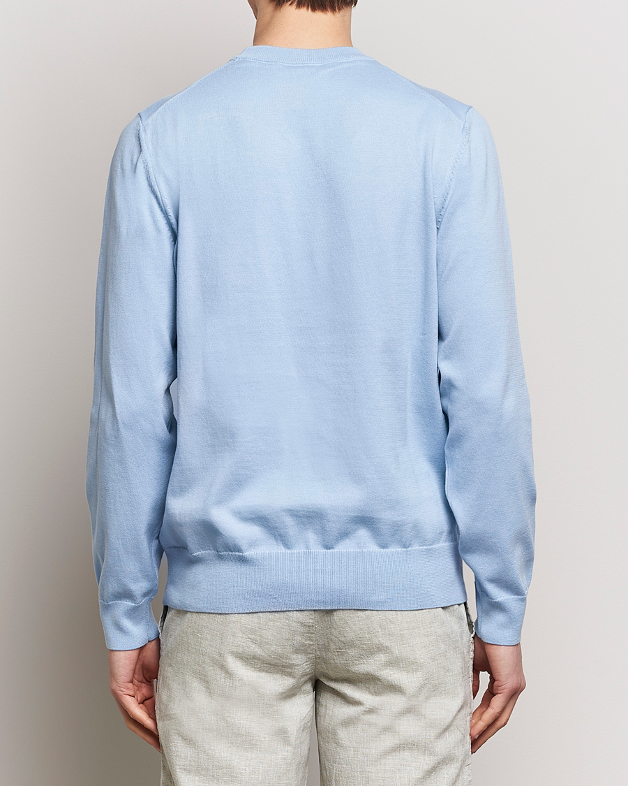 Hombres | Jerséis y prendas de punto | BOSS BLACK | Pacas Crew Neck Pullover Light Blue