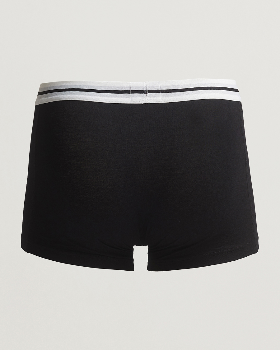 Hombres | Ropa interior y calcetines | BOSS BLACK | 3-Pack Cotton Trunk Black/White