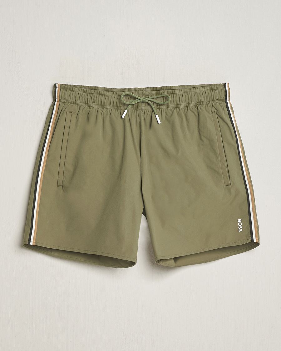 Hombres | Bañadores | BOSS BLACK | Iconic Swimshorts Green