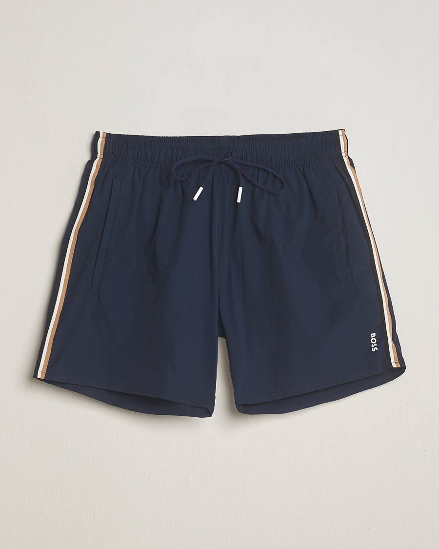 Hombres | Bañadores | BOSS BLACK | Iconic Swimshorts Navy