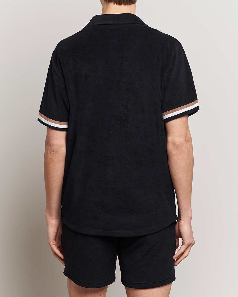 Hombres | Camisas | BOSS BLACK | Short Sleeve Terry Shirt Black