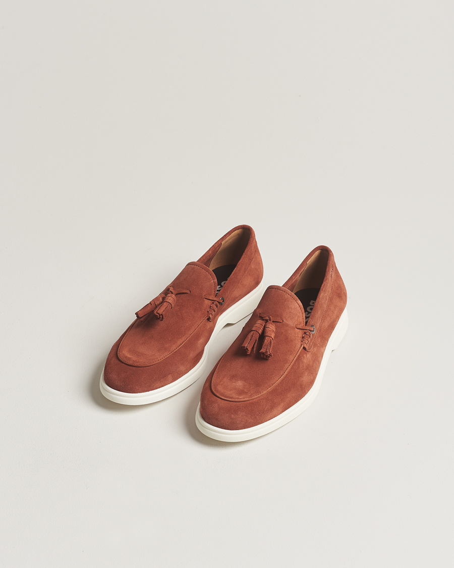 Hombres | Zapatos | BOSS BLACK | Sienne Tassle Loafer Suede Open Brown