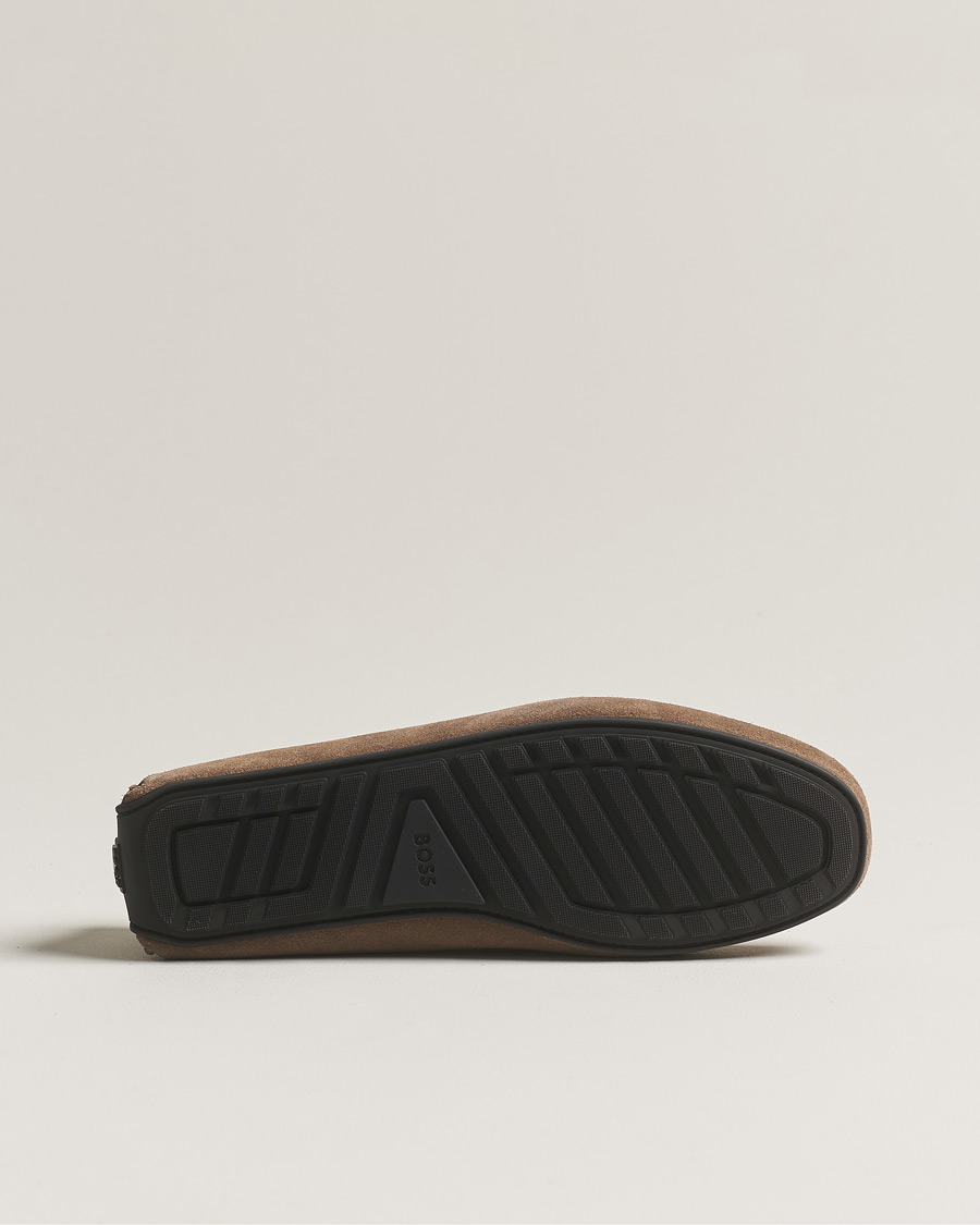 Hombres | BOSS BLACK Noel Car Shoe Suede Medium Beige | BOSS BLACK | Noel Car Shoe Suede Medium Beige