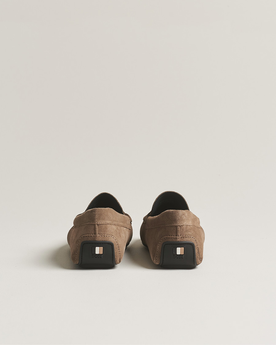 Hombres | BOSS BLACK Noel Car Shoe Suede Medium Beige | BOSS BLACK | Noel Car Shoe Suede Medium Beige