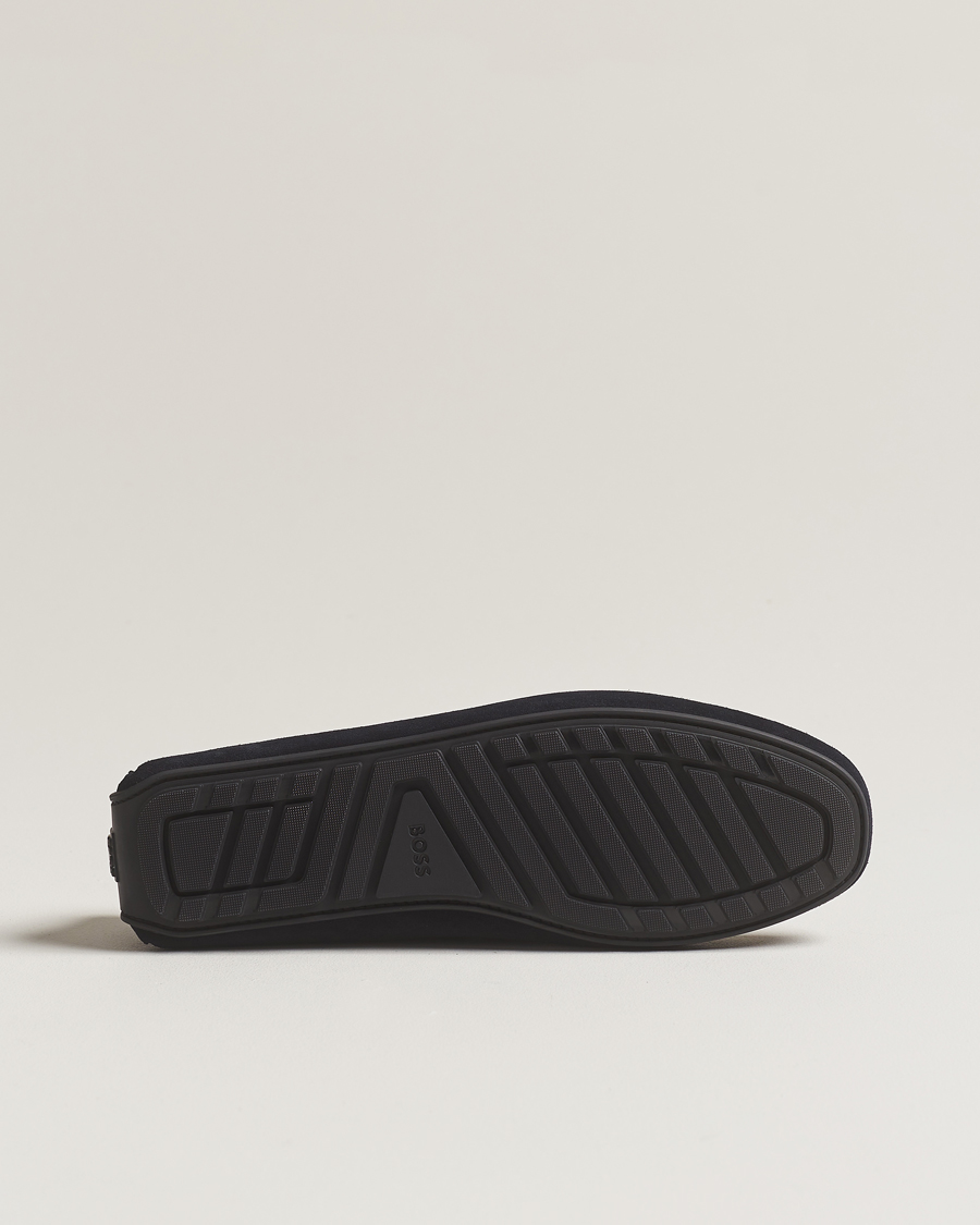 Hombres | BOSS BLACK Noel Car Shoe Suede Dark Blue | BOSS BLACK | Noel Car Shoe Suede Dark Blue