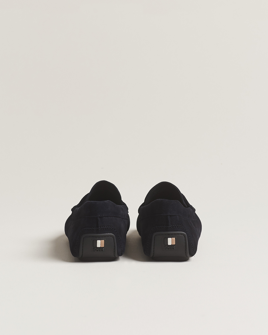 Hombres | BOSS BLACK Noel Car Shoe Suede Dark Blue | BOSS BLACK | Noel Car Shoe Suede Dark Blue