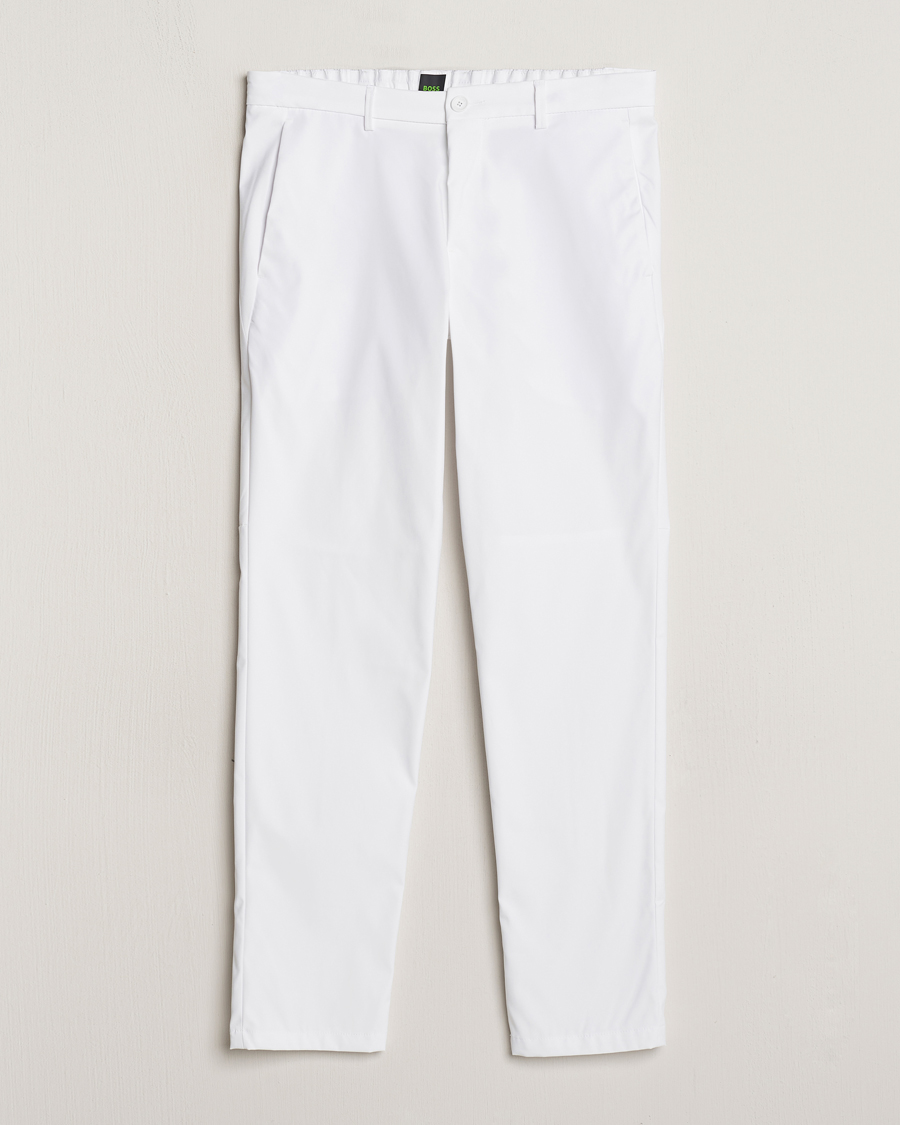 Hombres | Pantalones | BOSS GREEN | Phoenix Golf Trousers White