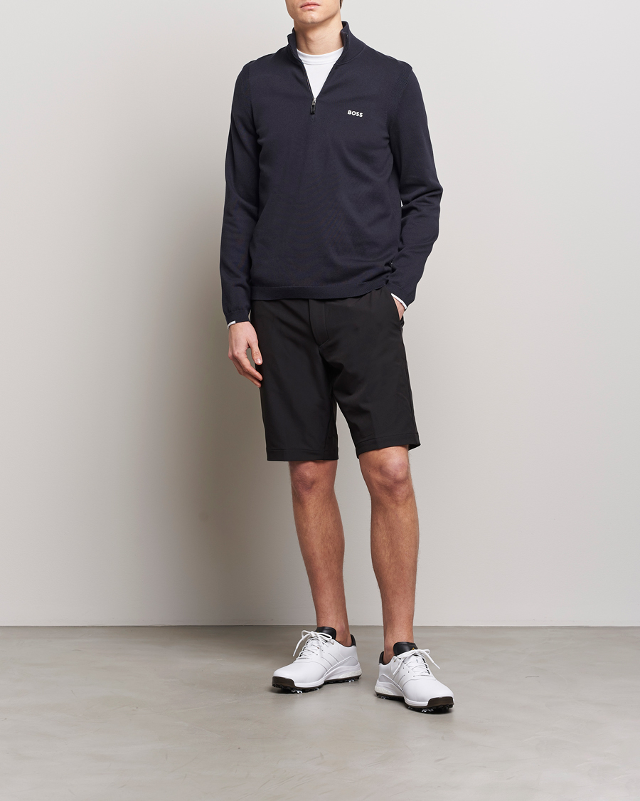 Hombres | Pantalones cortos | BOSS GREEN | Commuter Golf Shorts Black