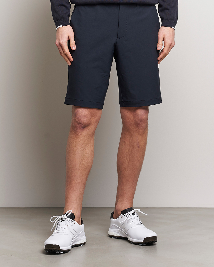 Hombres | Pantalones cortos funcionales | BOSS GREEN | Commuter Golf Shorts Dark Blue