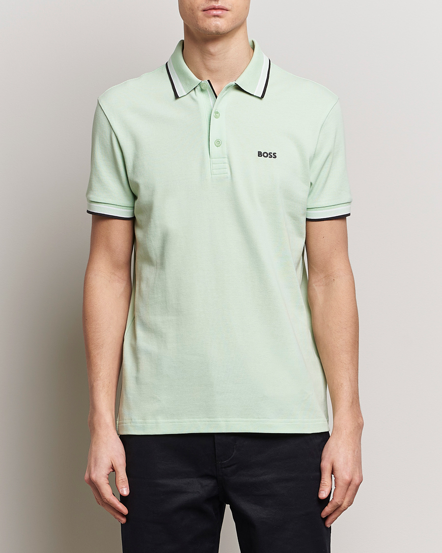 Hombres | Ropa | BOSS GREEN | Paddy Jersey Polo Open Green