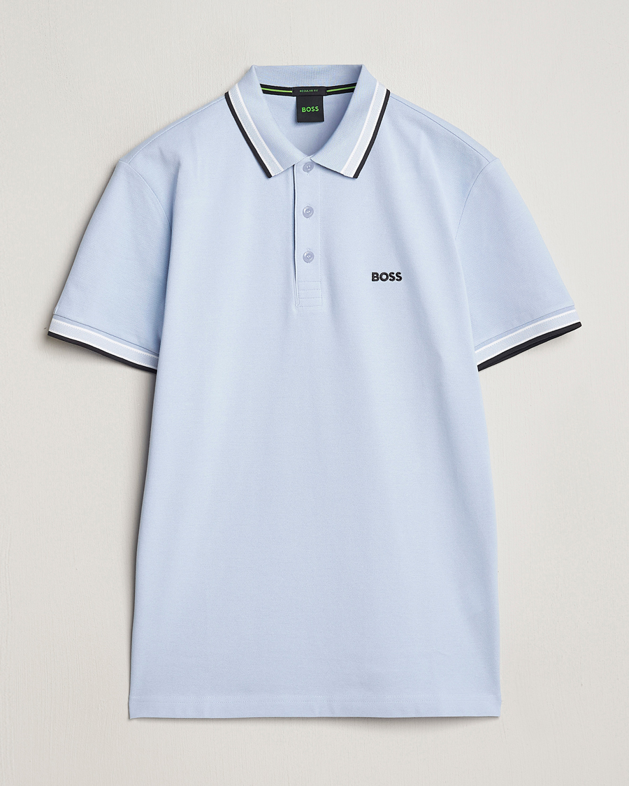 Hombres | Polos | BOSS GREEN | Paddy Jersey Polo Light Blue