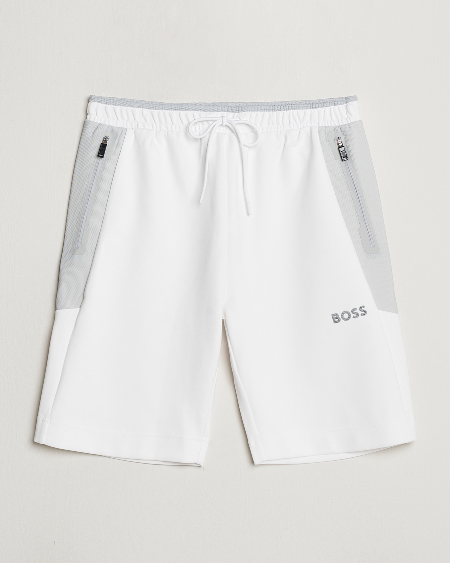 Hombres | Pantalones cortos | BOSS GREEN | Headlo Sweatshorts White