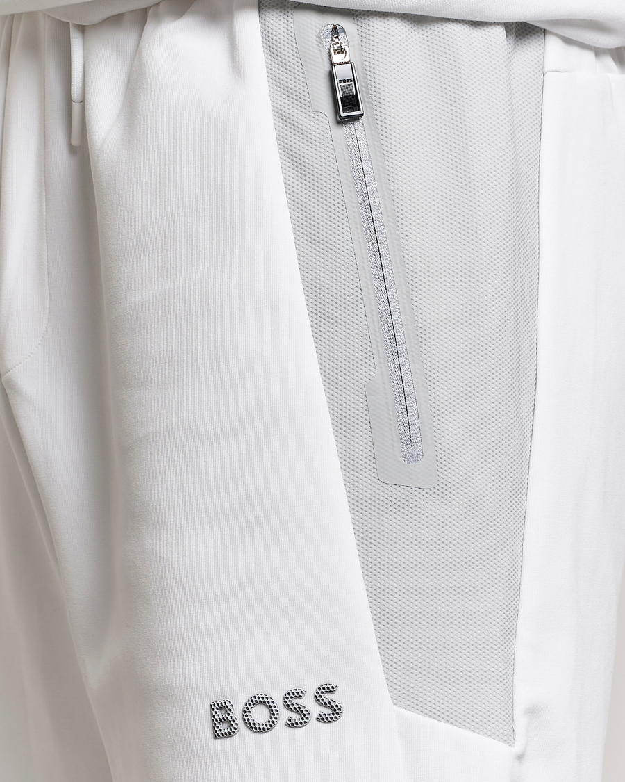 Hombres | Pantalones cortos | BOSS GREEN | Headlo Sweatshorts White