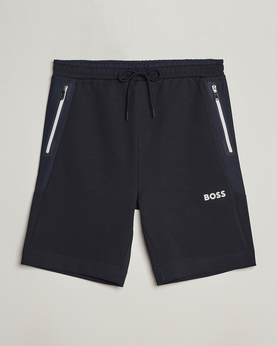 Hombres | Pantalones cortos | BOSS GREEN | Headlo Sweatshorts Dark Blue