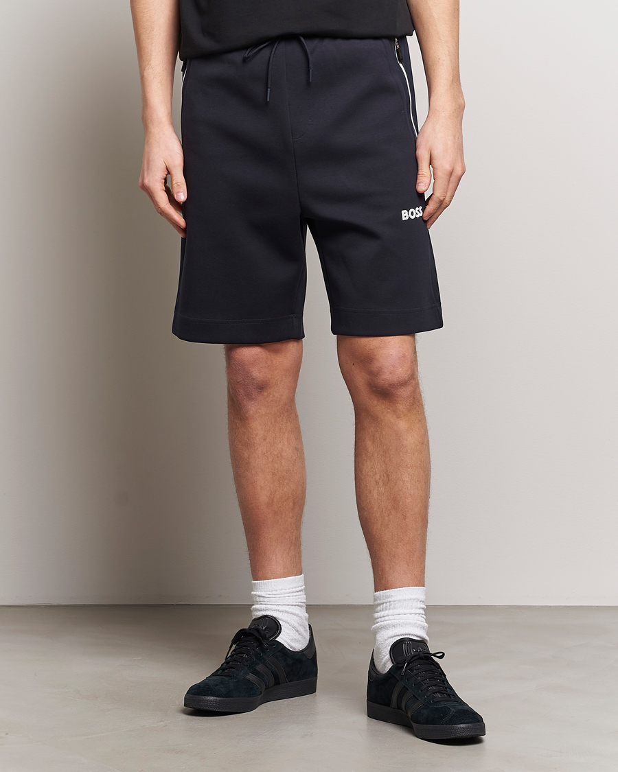Hombres | Pantalones cortos | BOSS GREEN | Headlo Sweatshorts Dark Blue