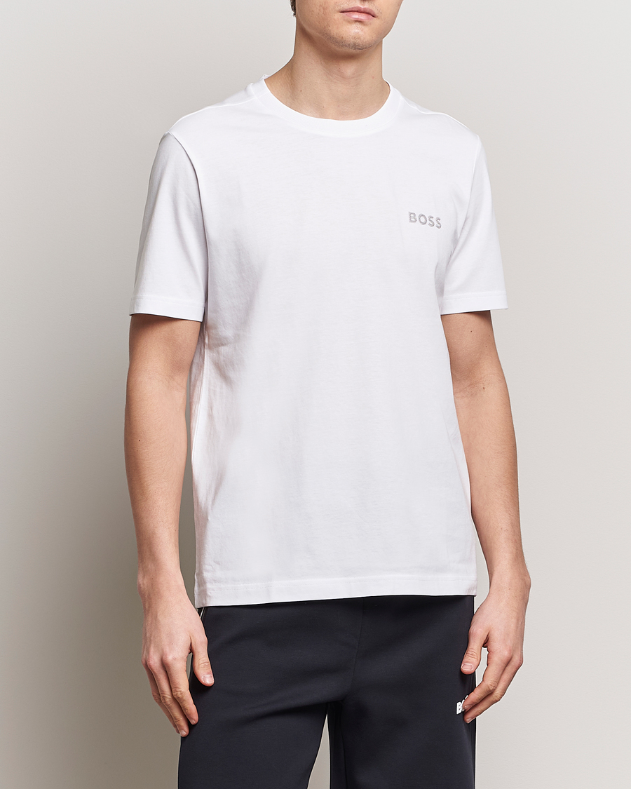 Hombres | Camisetas blancas | BOSS GREEN | Crew Neck T-Shirt White