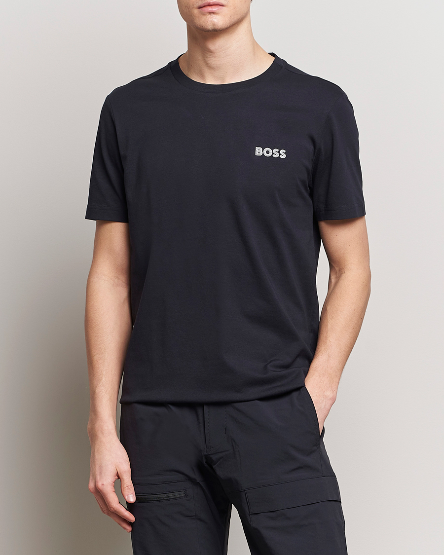 Hombres | Camisetas de manga corta | BOSS GREEN | Crew Neck T-Shirt Dark Blue
