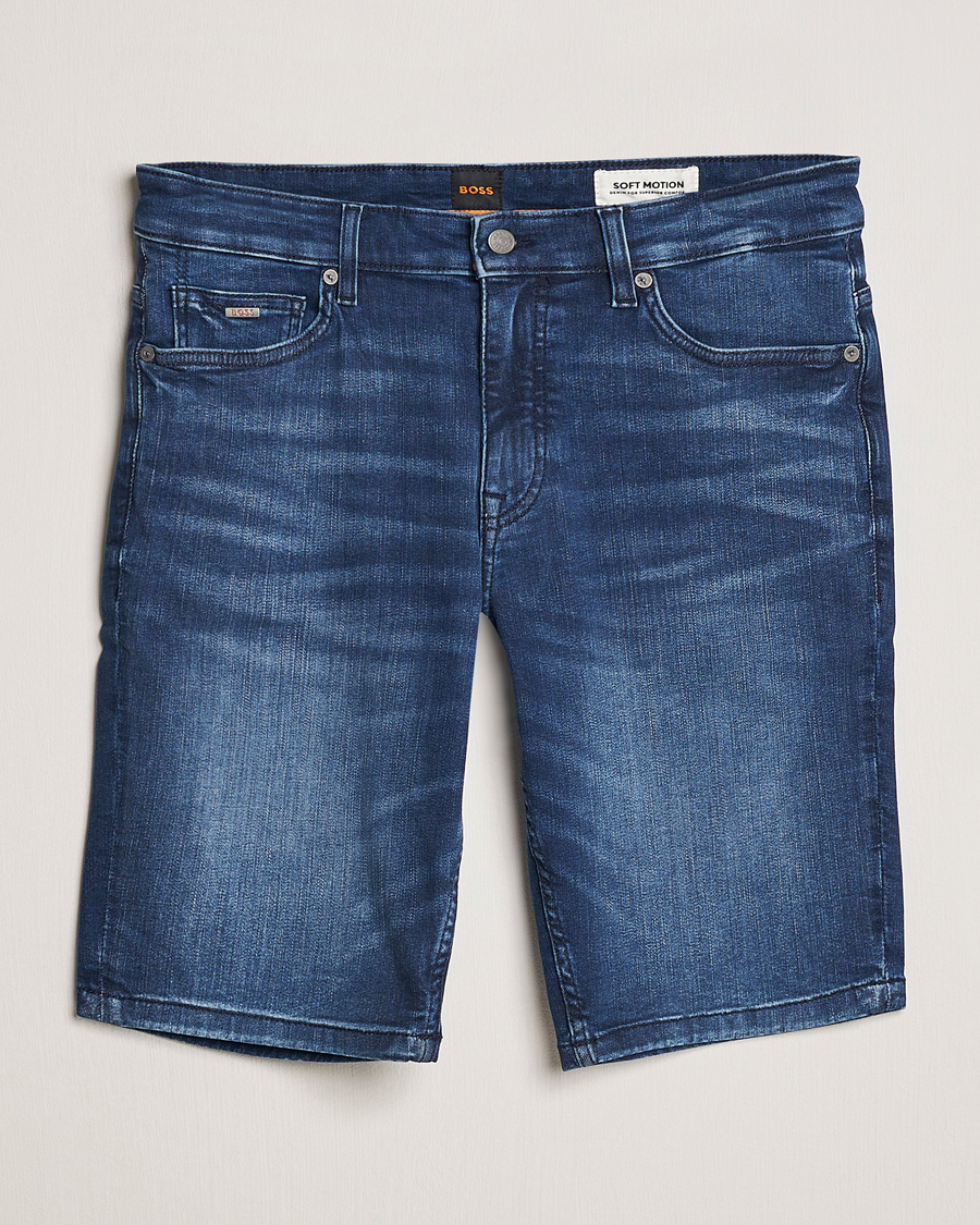 Hombres | Pantalones cortos | BOSS ORANGE | Delaware Jeans Shorts Navy