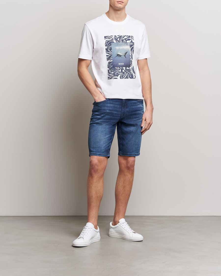 Hombres | Pantalones cortos | BOSS ORANGE | Delaware Jeans Shorts Navy
