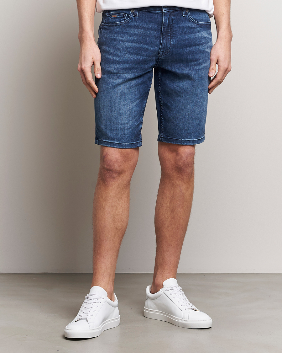Hombres | Ropa | BOSS ORANGE | Delaware Jeans Shorts Navy