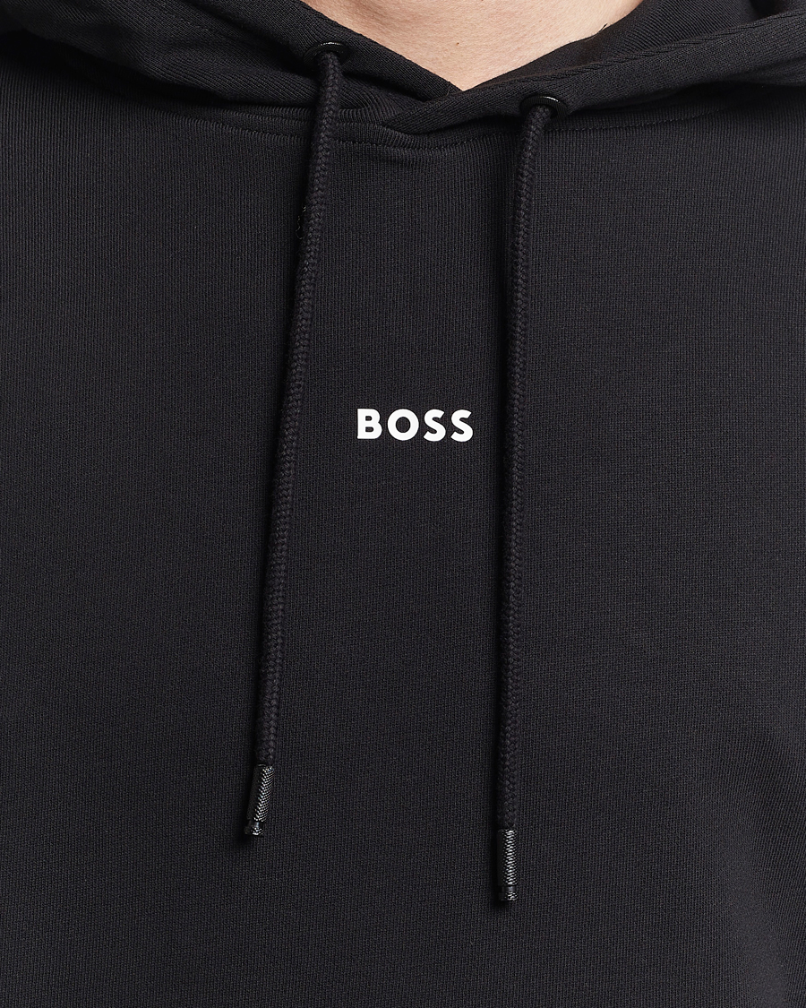 Hombres | Jerséis y prendas de punto | BOSS ORANGE | WeSmall Logo Hoodie Black