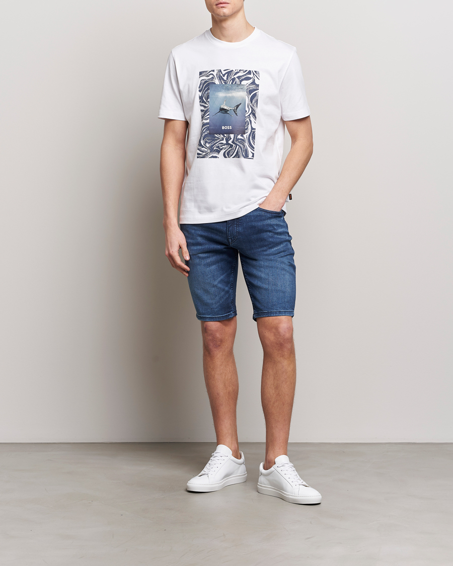 Hombres | Camisetas | BOSS ORANGE | Tucan Printed Crew Neck T-Shirt Natural