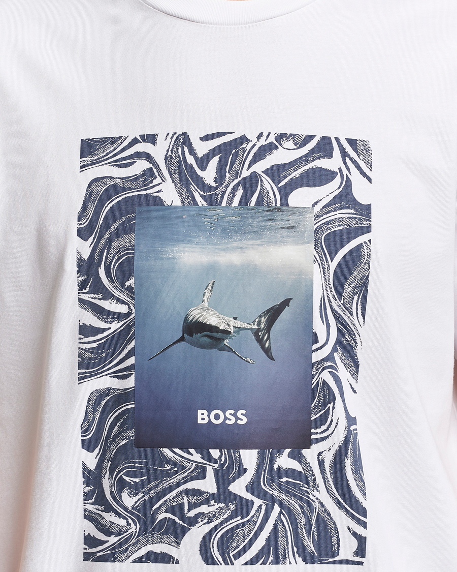 Hombres | Camisetas | BOSS ORANGE | Tucan Printed Crew Neck T-Shirt Natural