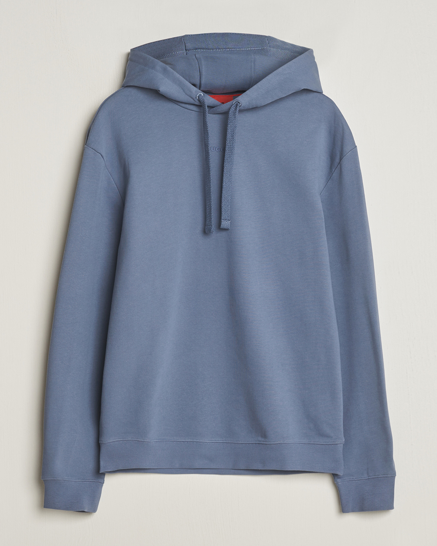 Hombres | Jerséis y prendas de punto | HUGO | Dapo Hoodie Open Blue