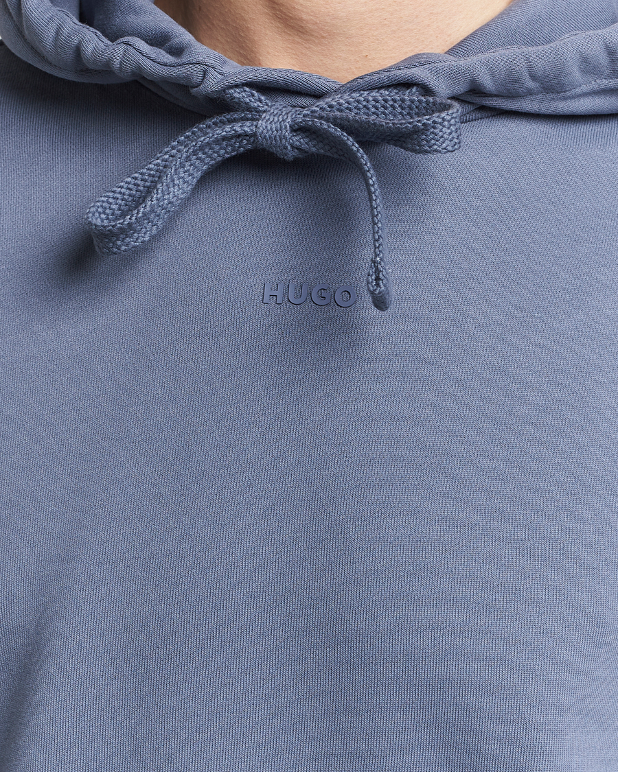 Hombres | Jerséis y prendas de punto | HUGO | Dapo Hoodie Open Blue