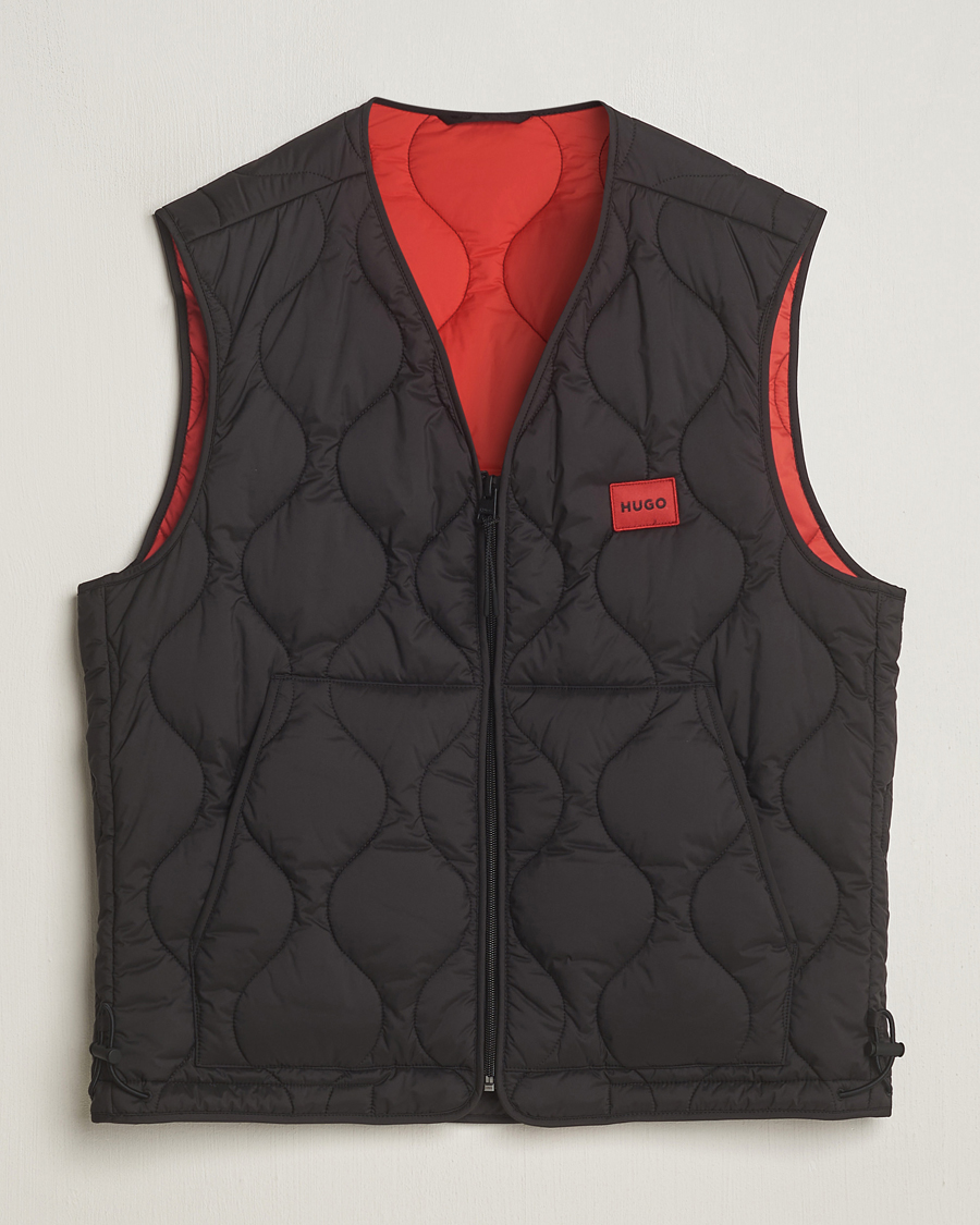 Hombres | Abrigos y chaquetas | HUGO | Bethano Vest Black