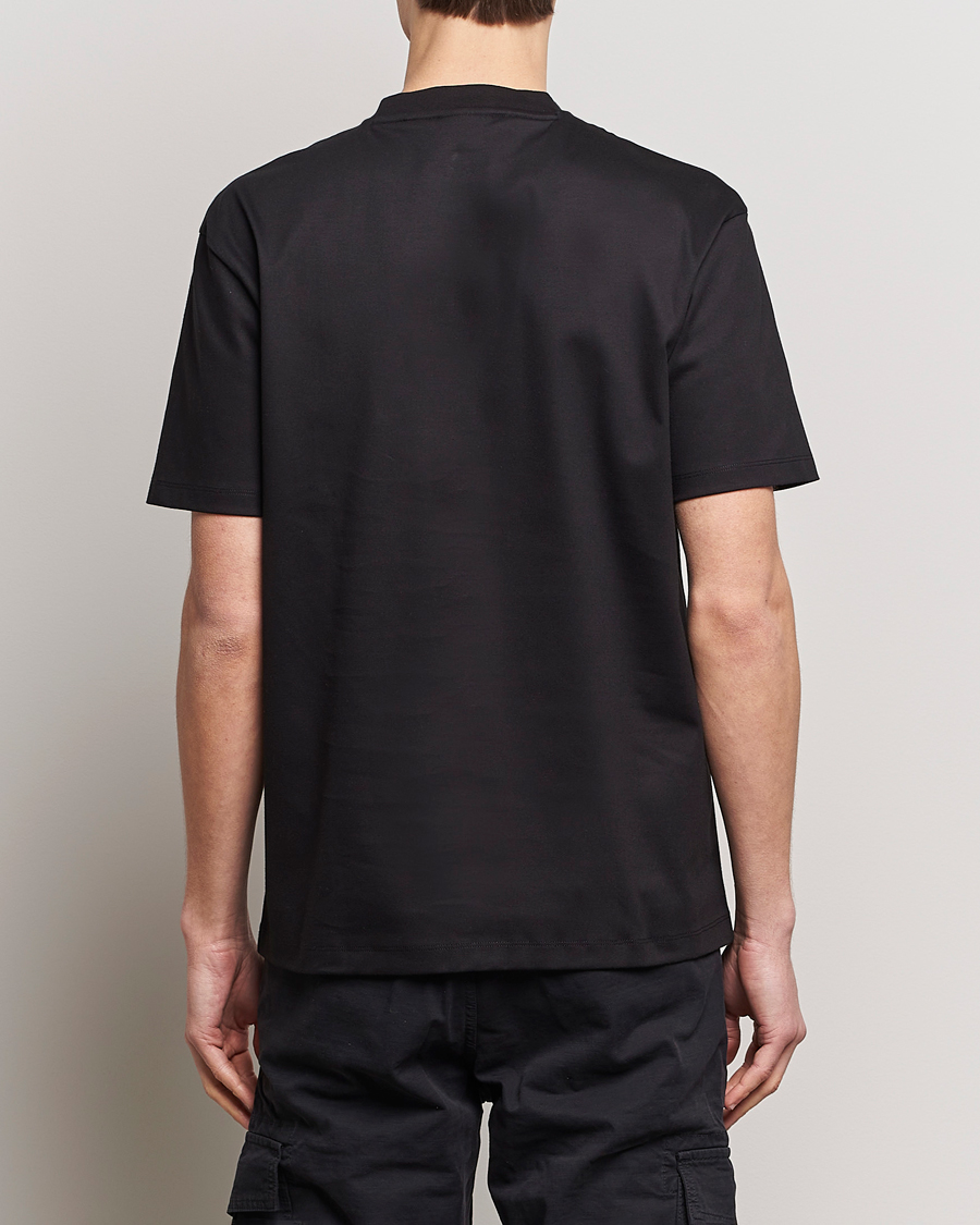 Hombres | Camisetas | HUGO | Dalile Logo Crew Neck T-Shirt Black