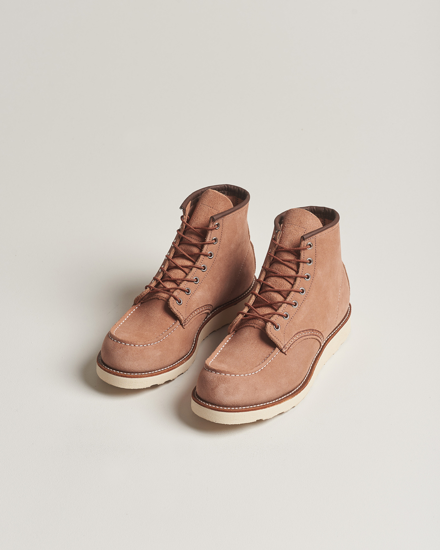 Hombres |  | Red Wing Shoes | Moc Toe Boot Dusty Rose