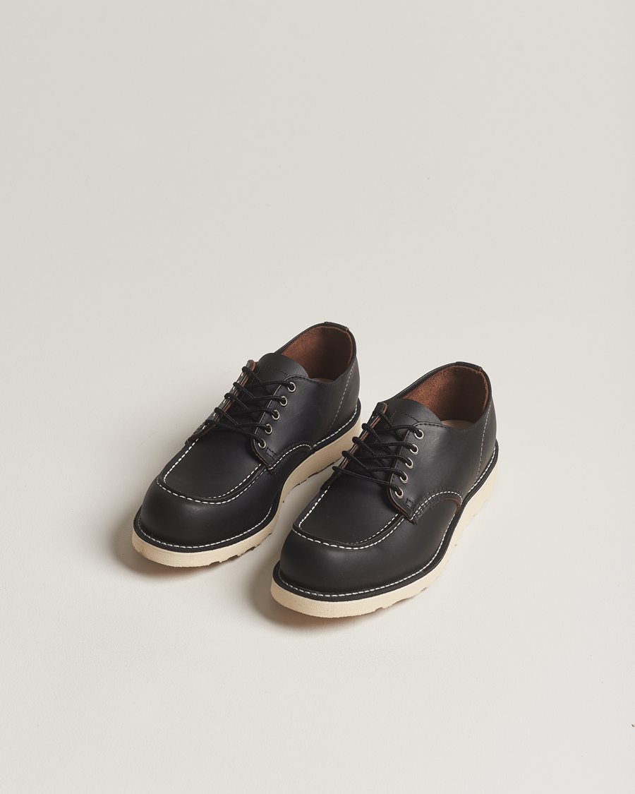 Hombres | Zapatos Oxford | Red Wing Shoes | Moc Toe Oxford Black Prairie Leather