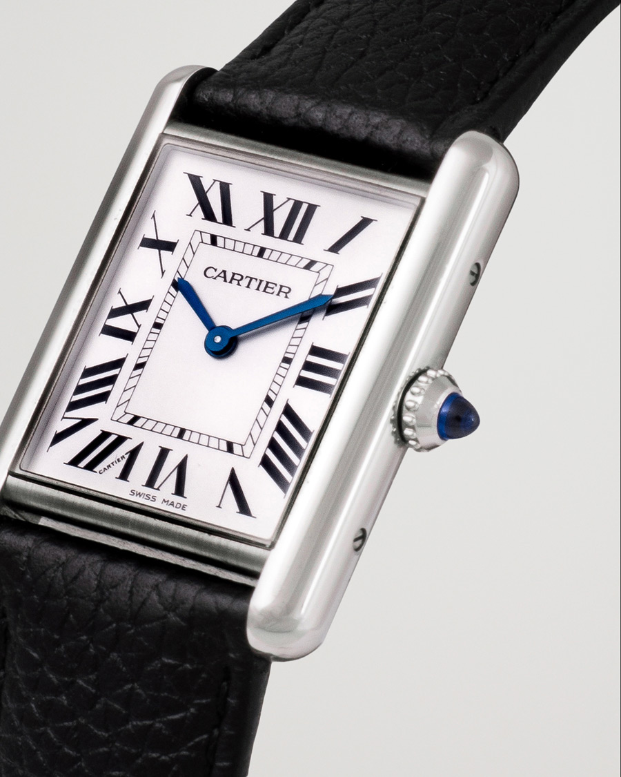 Hombres | Cartier Pre-Owned Tank Muste de Cartier WSTA0041 Silver | Cartier Pre-Owned | Tank Muste de Cartier WSTA0041 Silver
