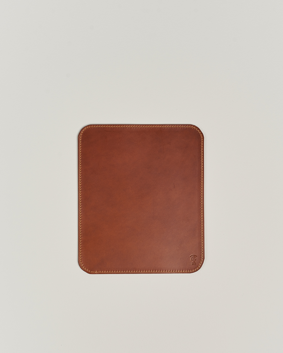 Hombres | Hogar | Tärnsjö Garveri | Leather Mousepad Light Brown