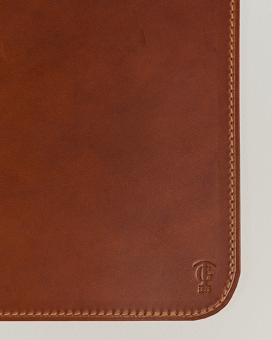 Hombres | Hogar | Tärnsjö Garveri | Leather Mousepad Light Brown