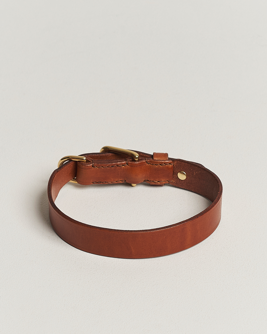 Hombres | Accesorios para perros | Tärnsjö Garveri | Leather Dog Collar Light Brown