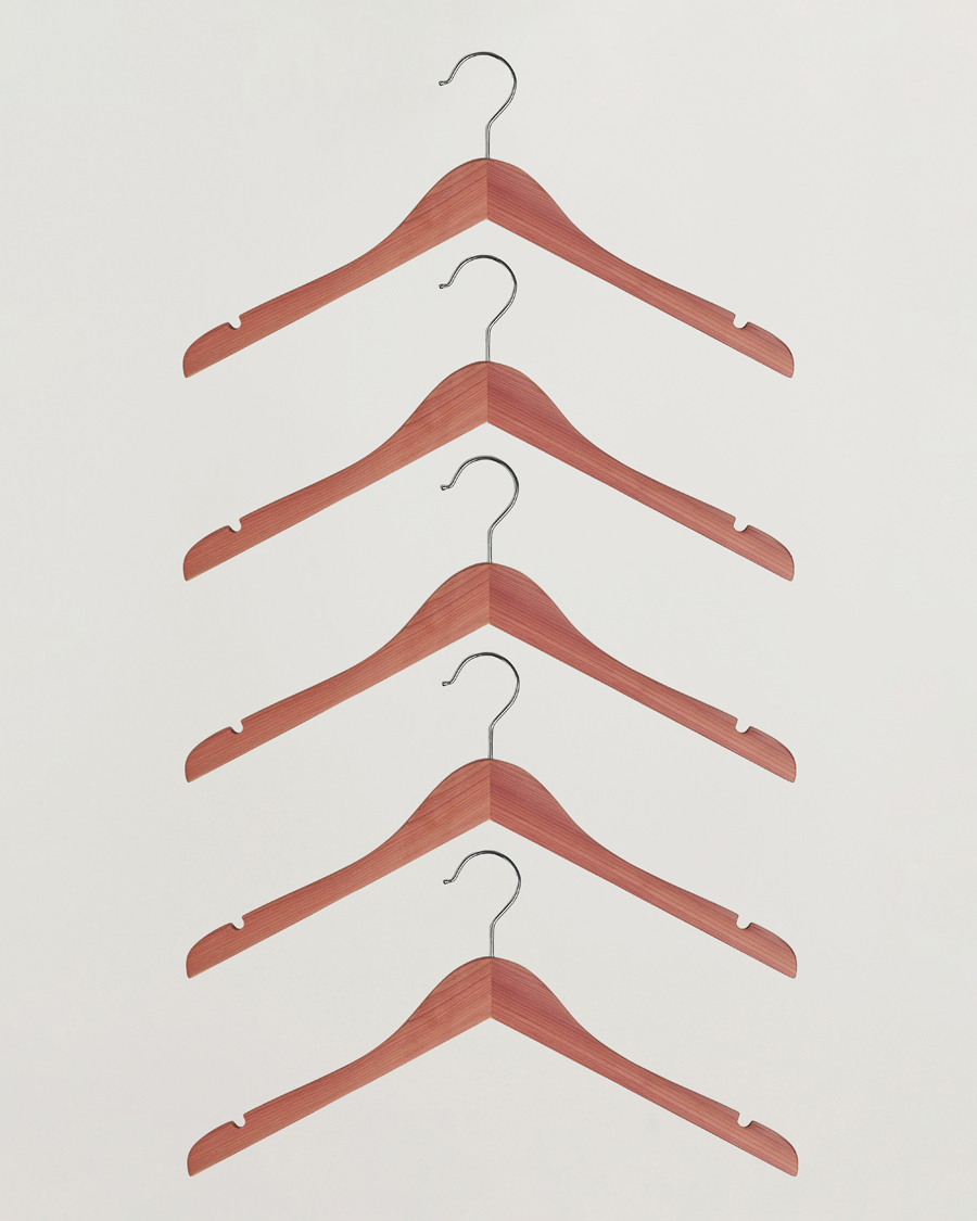 Hombres | Cuidado de prendas | Care with Carl | 5-Pack Cedar Wood Shirt Hangers